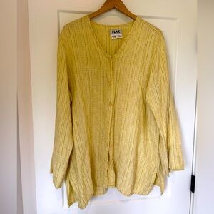 Flax Mustard Textured Tunic